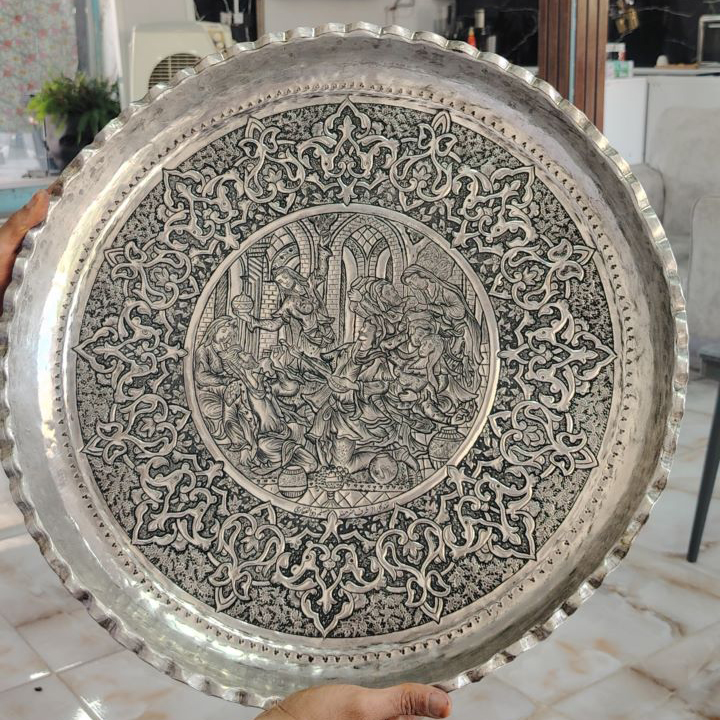 سینی قلم کاری 